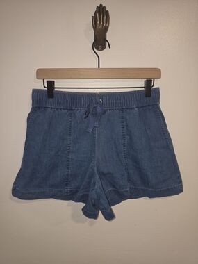 NWT Haven Well Within Organic Cotton Denim Women Shorts - Indigo Wash Size Small